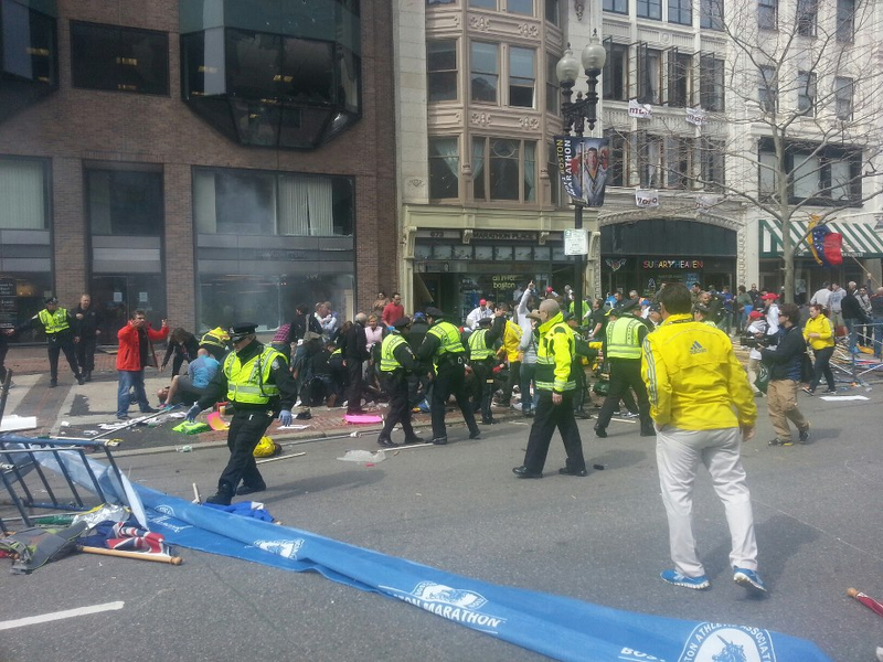 Illustration for article titled Explosions At The Boston Marathon; 3 Dead, Scores Injured